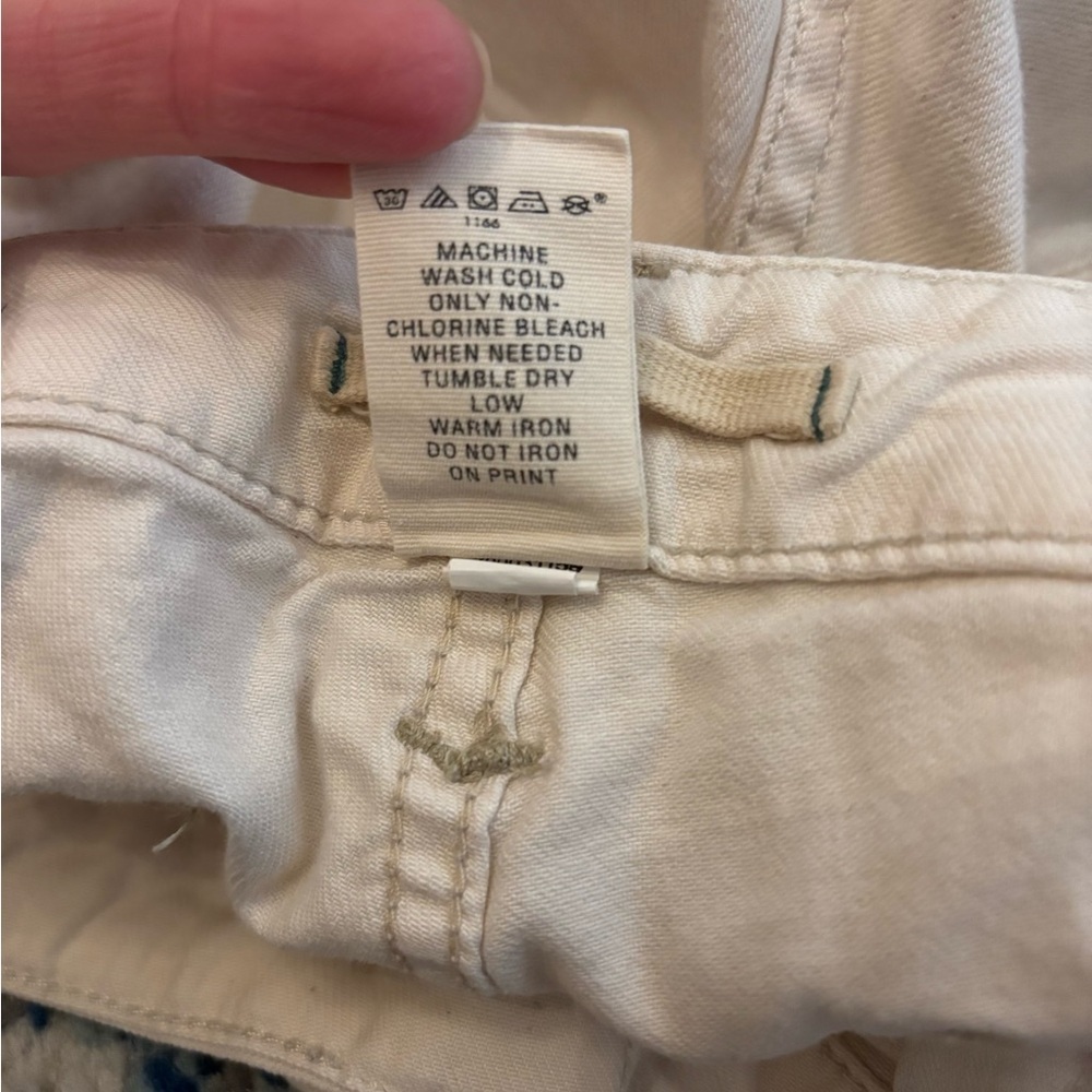 Y2K Women's Organic Cotton Cream flare Jeans - Picture 3 of 11